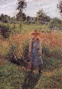 Camille Pissarro gardener painting
